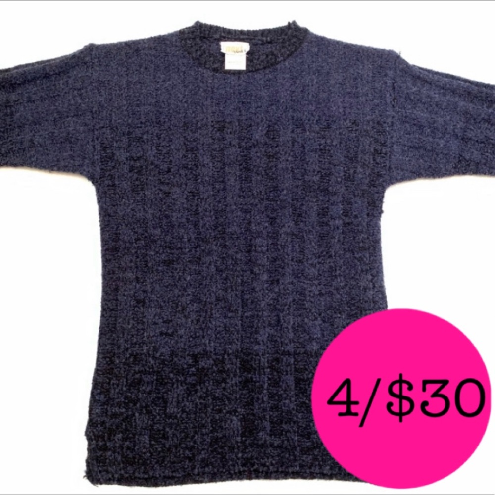 Next Issue Chunky Blue Sweaters small women’s